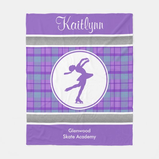 Paarse liefhebberij met schouderklopje fleece deken (Voorkant)