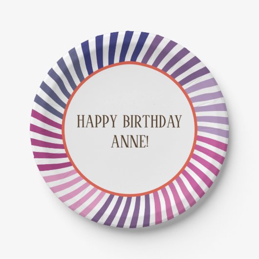 Paarse lijnen, Hippie, Douane, Document Borden Papieren Bordje (Voorkant)