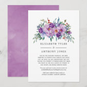 Paarse lijst met handlangers met verminderde weduw aankondiging (Voorkant / Achterkant)