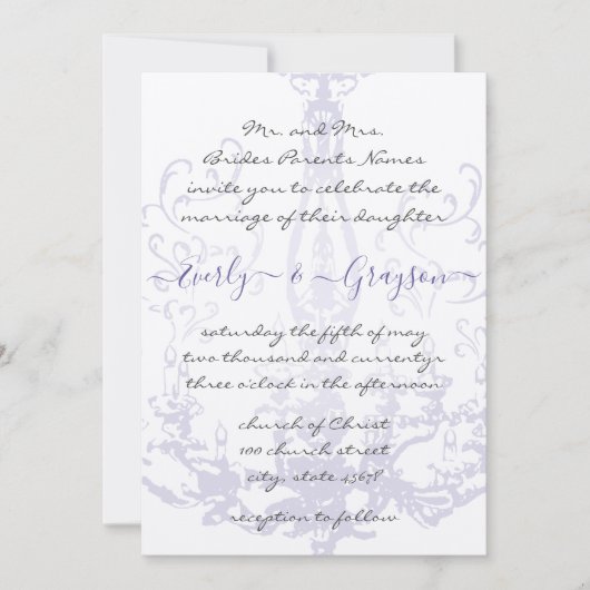 Paarse Lila  Antiek handelaarster I Kaart (Voorkant)