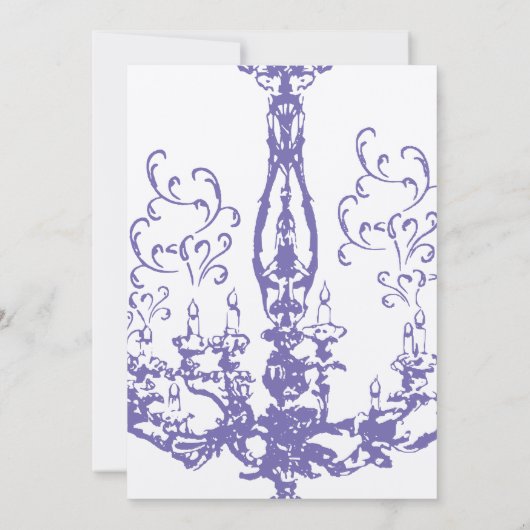 Paarse Lila  Antiek handelaarster I Kaart (Achterkant)