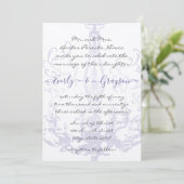 Paarse Lila  Antiek handelaarster I Kaart (Staand voorkant)