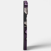 Paarse Lila bloemen 3D Case-Mate iPhone Case (Achterkant / Rechts)