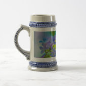 Paarse Lila bloemen Bierpul (Links)