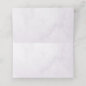 Paarse Lila Bloemen Goud Quinceañera 16e Verjaarda Plaatskaartje (Binnenkant ongevouwen)