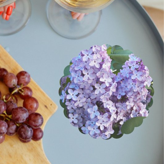 Paarse Lila bloemen Kartonnen Onderzetters