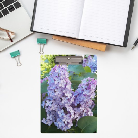 Paarse Lila bloemen Klembord