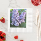 Paarse Lila bloemen Servet (Insitu)