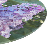 Paarse Lila bloemen Snijplank (Hoek)