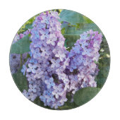 Paarse Lila bloemen Snijplank (Voorkant)