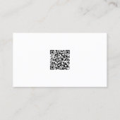 Paarse Lila bloemen Visitekaartje (Achterkant)