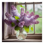 Paarse Lila boeket Perfect Poster (Voorkant)