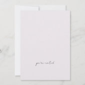 Paarse Lila boog Vrijgezellenfeest Kaart (Achterkant)