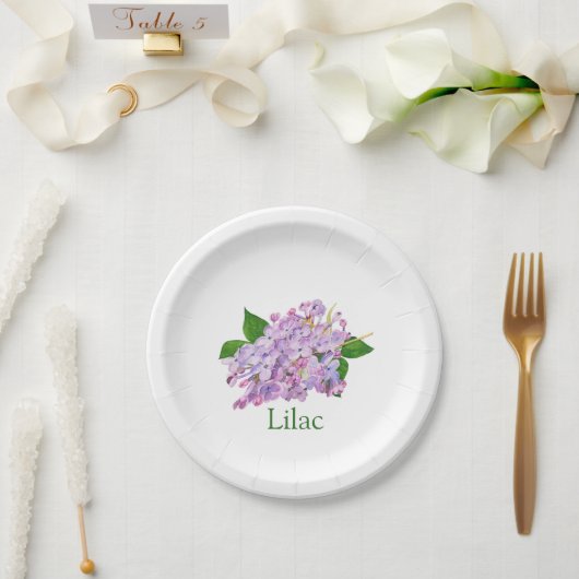 Paarse lila botanische waterverf Papier Bord (Huwelijk)