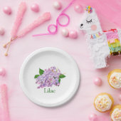 Paarse lila botanische waterverf Papier Bord (Feest)