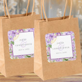 Paarse Lila Bruiloft Sticker