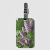 Paarse Lila Bunch Bagagelabel (Voorkant (verticaal))