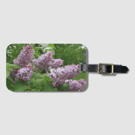 Paarse Lila Bunch Bagagelabel