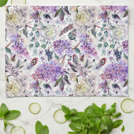  Paarse Lila chemicaliën Theedoek (Gevouwen)