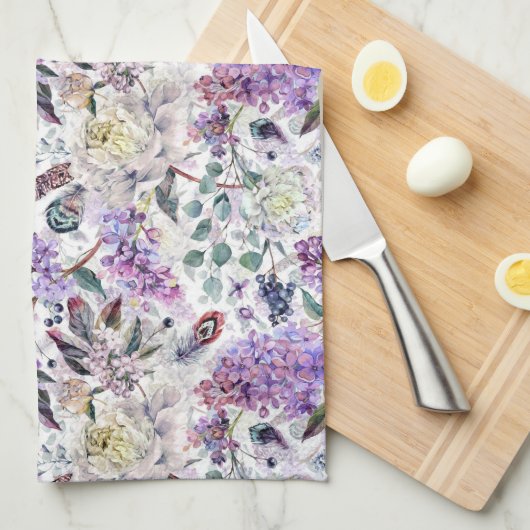  Paarse Lila chemicaliën Theedoek (Quarter Fold)