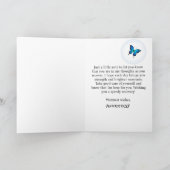 Paarse Lila denken van u boho modern trendy Bedankkaart (Binnen)