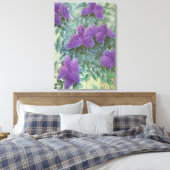 Paarse Lila door Cargill, 1937 Canvas Afdruk (Insitu (Slaapkamer))