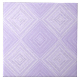 Paarse, Lila en witte geometrische Diamond badkame Tegeltje