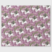 Paarse Lila flessenpatroonkraft of -partij Cadeaupapier (Vlak)