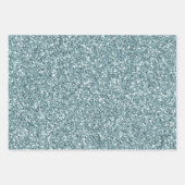 Paarse Lila Glitter Eenhoorn Sparkle Inpakpapier Vel (Voorkant 3)