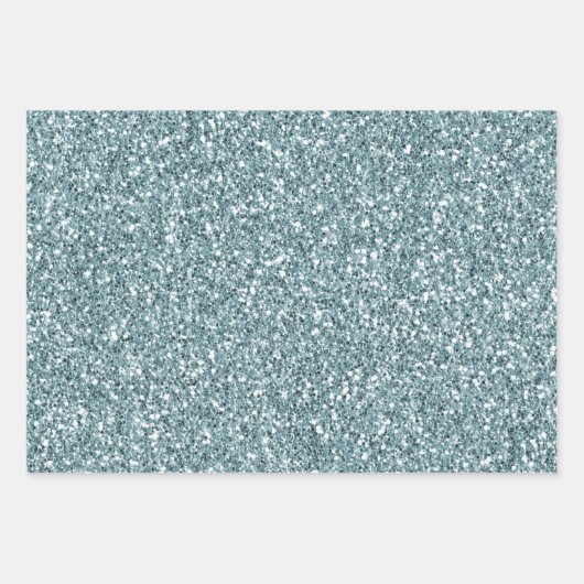Paarse Lila Glitter Eenhoorn Sparkle Inpakpapier Vel (Voorkant 3)