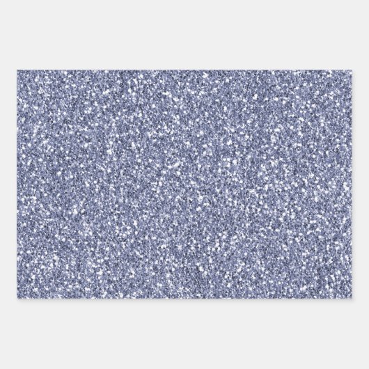 Paarse Lila Glitter Eenhoorn Sparkle Inpakpapier Vel (Voorkant)