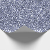 Paarse Lila Glitter girly Cadeaupapier (Hoek)