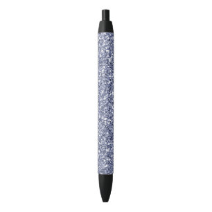 Paarse Lila glitter Zwarte Inkt Pen