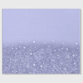 paarse lila glittermousserende glitter cadeaupapier (Vlak)