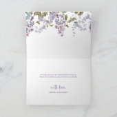 Paarse Lila | Happy Moederdag Feestdagen Kaart (Binnen)