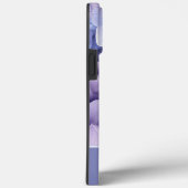 Paarse Lila  Hydrangea Monogram Case-Mate iPhone Case (Achterkant / Rechts)