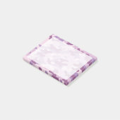 Paarse Lila kleur camouflagepatroon Post-it® Notes (Schuin)