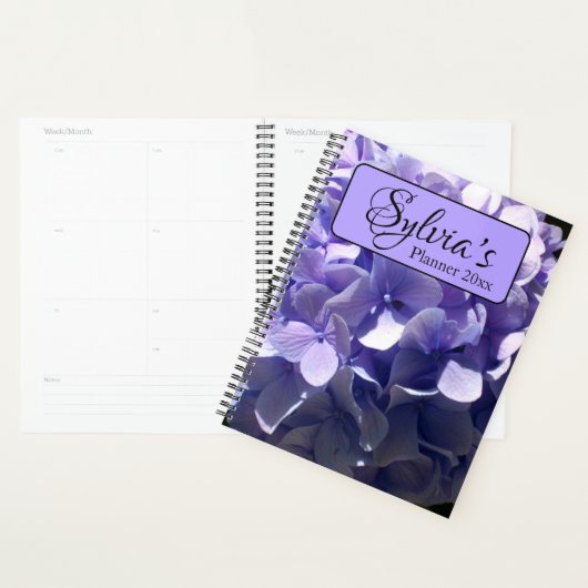 Paarse lila lavendel Hydrangeas voor haar Planner (Display)