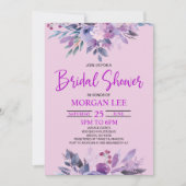 Paarse Lila Lavendel Violet Plum Vrijgezellenfeest Kaart (Voorkant)