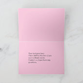 Paarse lila mauve orchidee, inspirerend citaat kaart (Binnen)