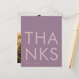 Paarse Lila moderne monogram - weduwschap