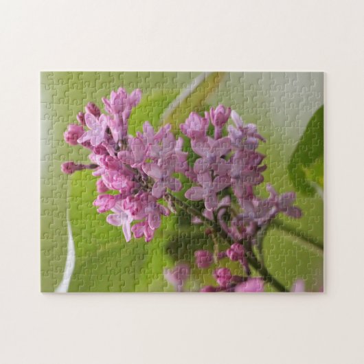 Paarse Lila puzzle Legpuzzel (Horizontaal)