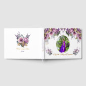 Paarse Lila Quinceañera Gastenboek (Volledig)