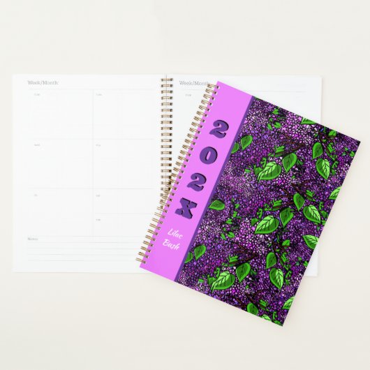 Paarse Lila staatsbloem van New Hampshire Planner (Display)