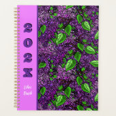 Paarse Lila staatsbloem van New Hampshire Planner (Voorkant)