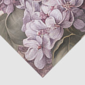 Paarse Lila Vloervlinderscriptdepagina Tissuepapier (Detail)