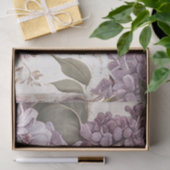 Paarse Lila Vloervlinderscriptdepagina Tissuepapier (Geschenk)