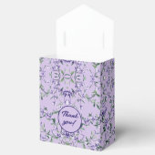 Paarse Lilacs bruiloft Dank u gunstbox Bedankdoosjes (Geopend)
