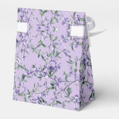 Paarse Lilacs bruiloft Dank u gunstbox Bedankdoosjes (Achterkant)