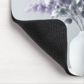 Paarse Lilacs en Silver Leaf Boeket Muismat (Hoek)